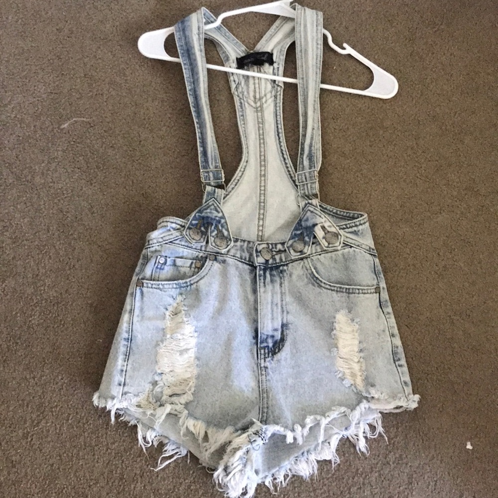 Acid wash overalls